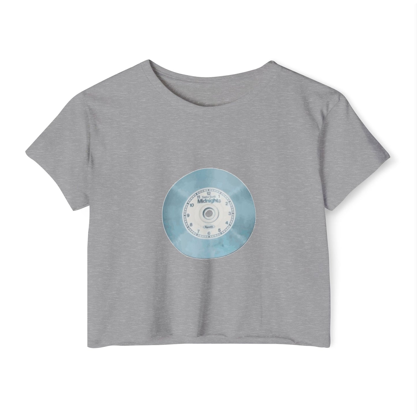 Midnight Vinyl Vibes Women's Festival Crop Top