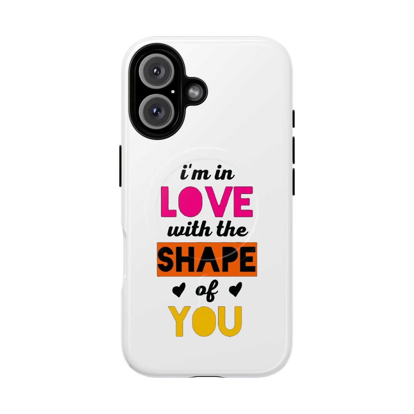 Orange Divide Symbol Tough Magnetic case