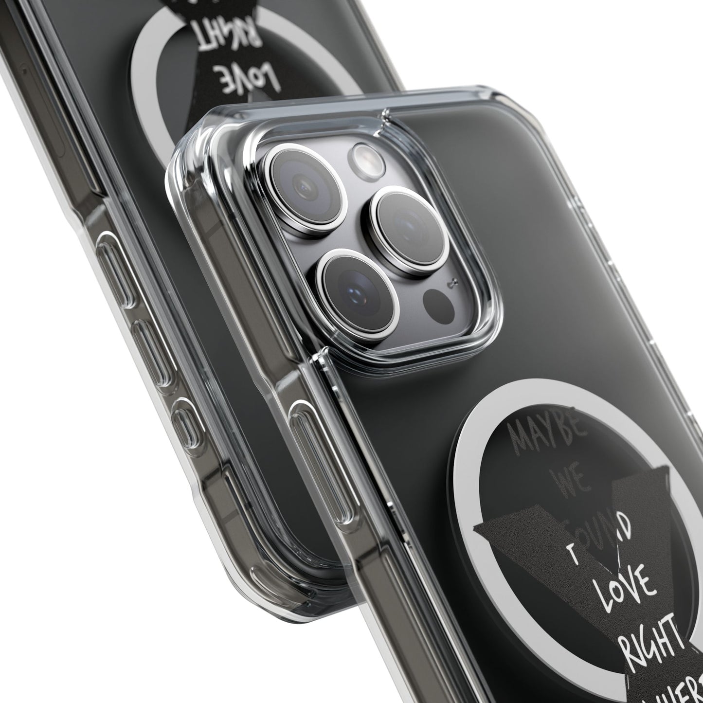 Abstract Paw and Brush Stroke Magnetic Clear Impact Case