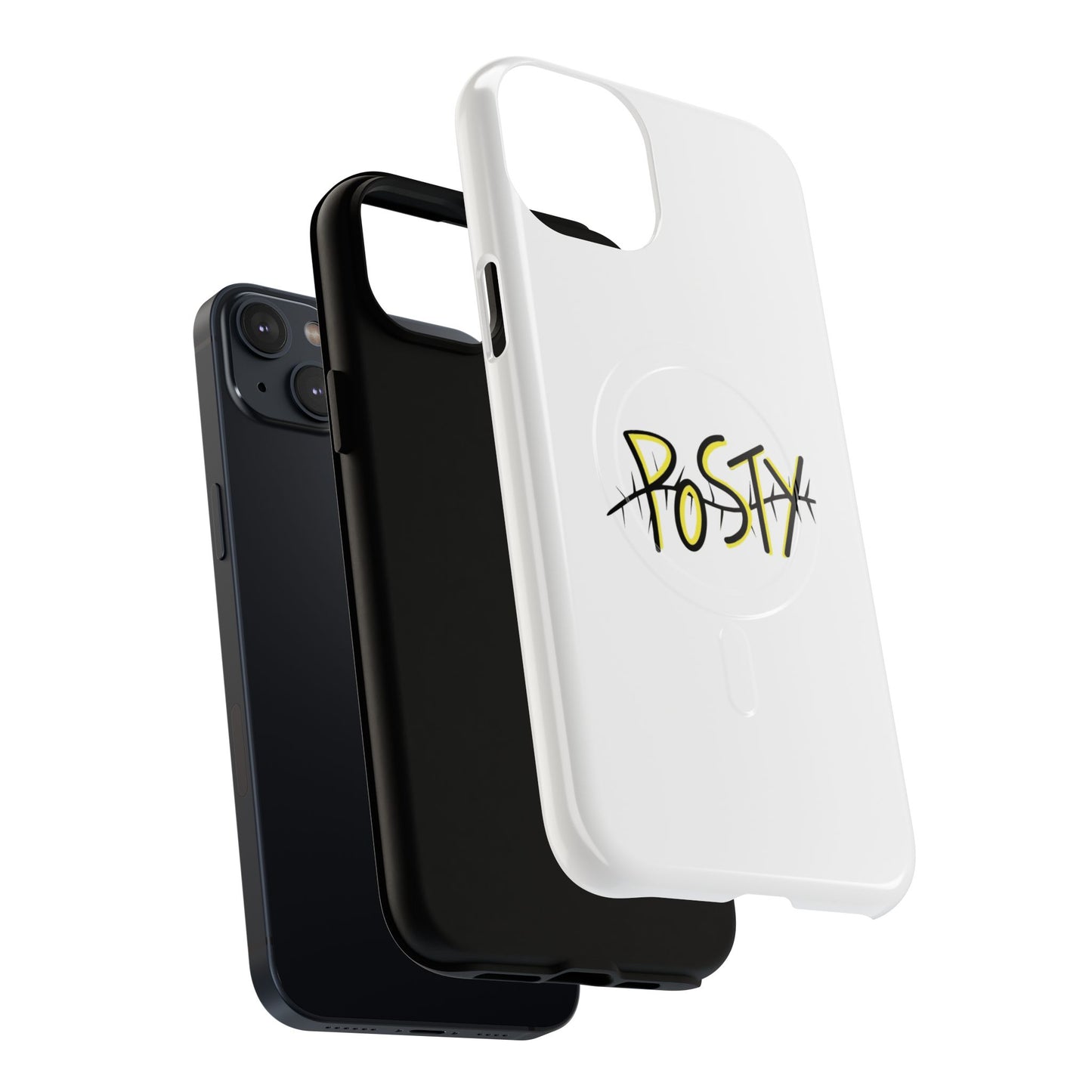 Abstract Black Barbed Wire Tough Magnetic Case