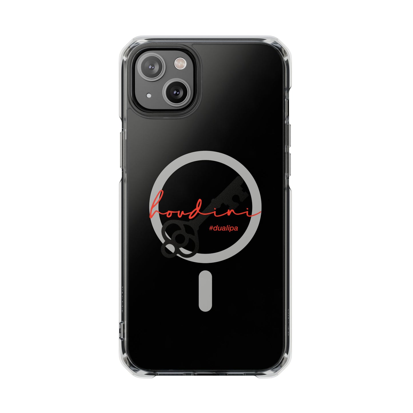 Cursive Spell “Houdini” Magnetic Clear Impact case