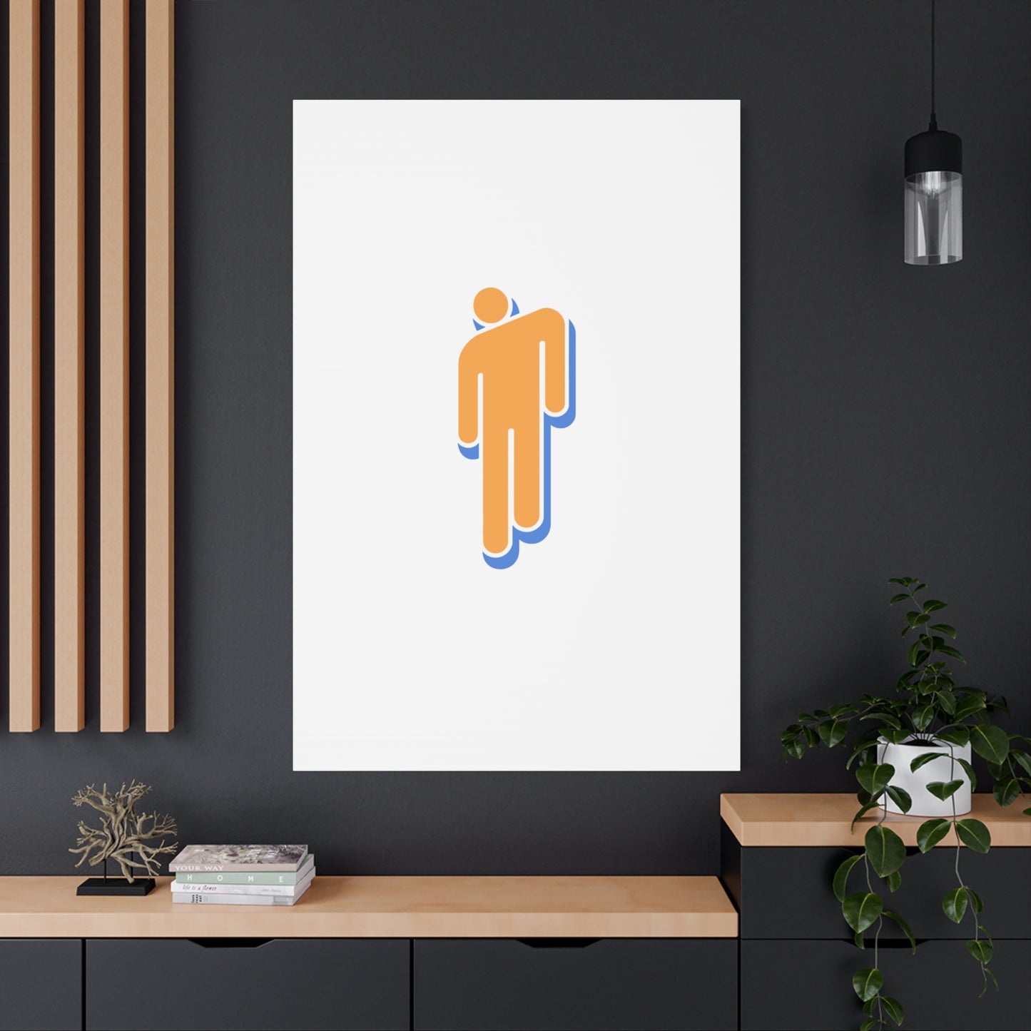 Walk Alone Icon Matte Canvas