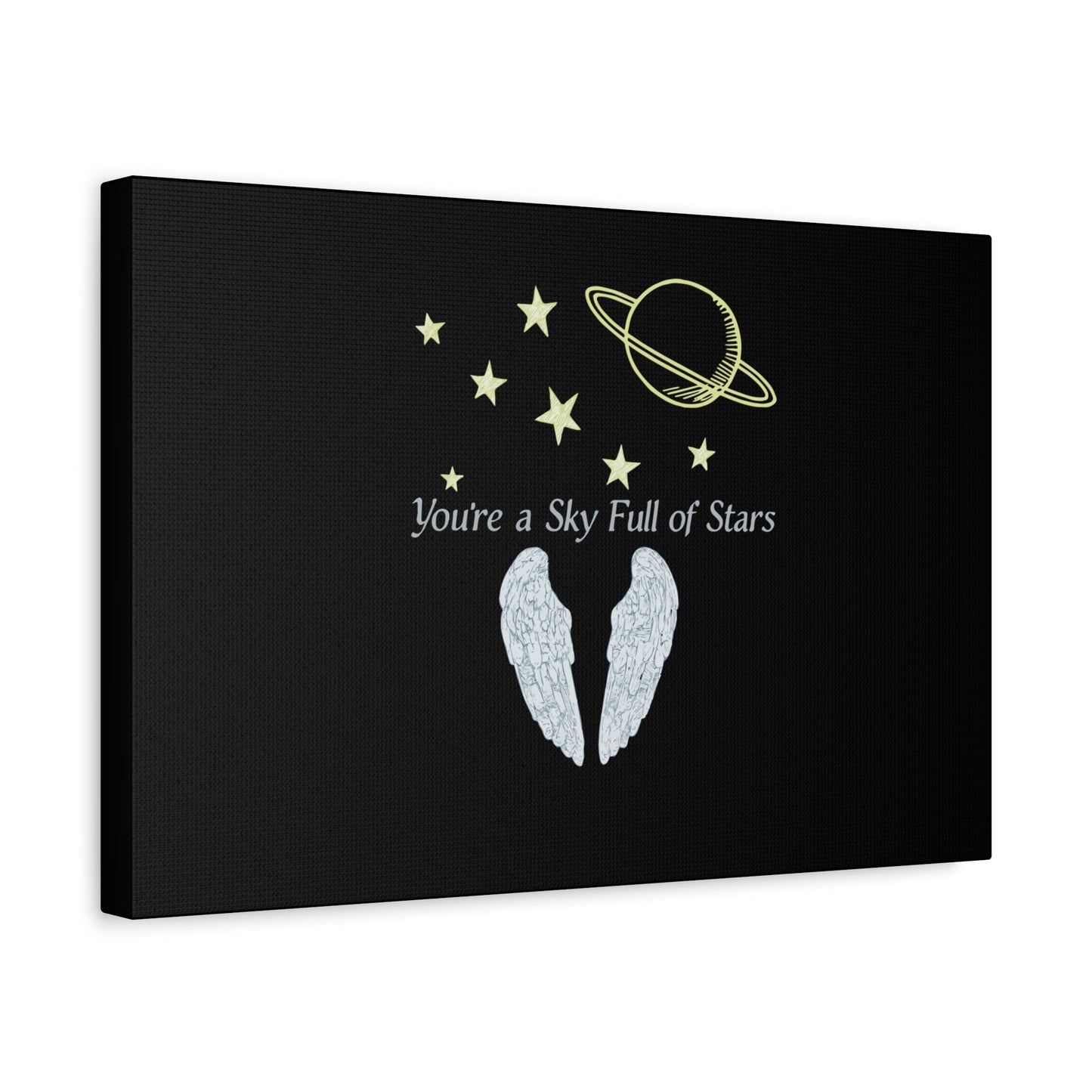 Starry Sky Wings Canvas