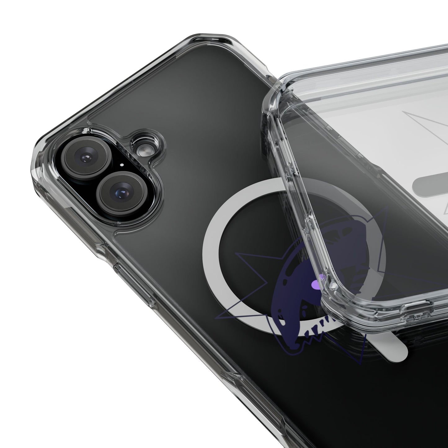 Purple Starry Eye Magnetic Clear Impact Case