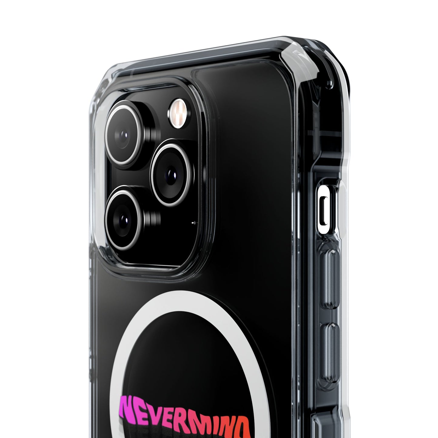 Wavy Groovy Typography Magnetic Clear Impact case