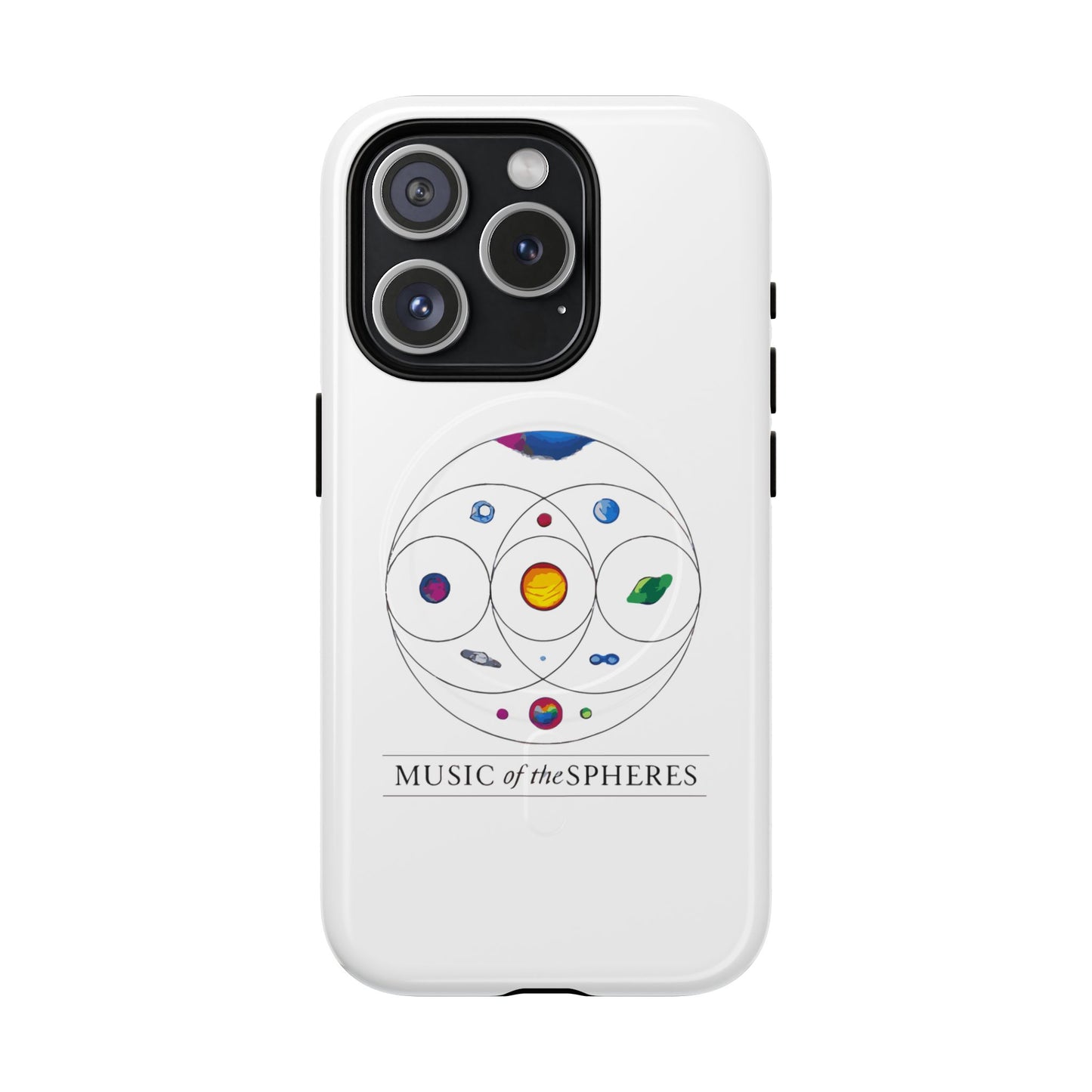 Colorful Planetary Orbit Diagram Tough Magnetic Case