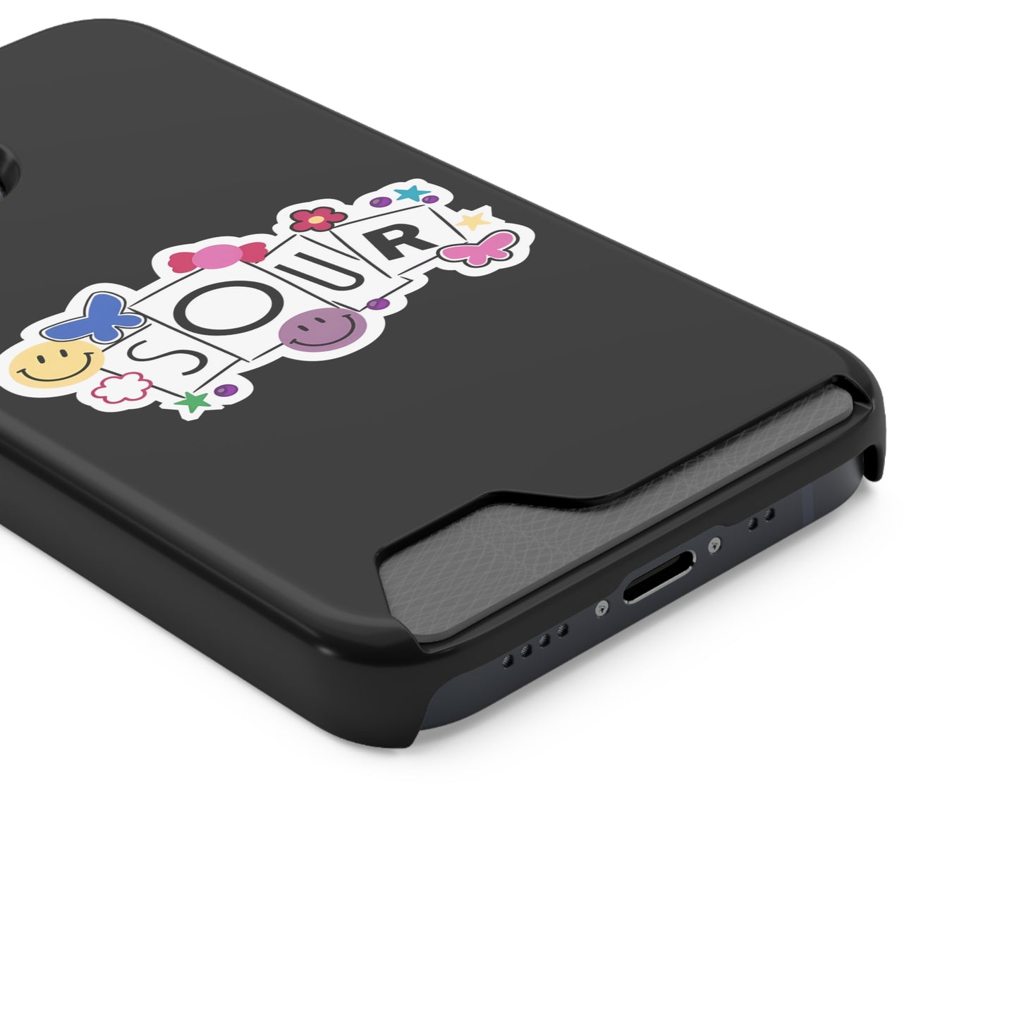 Phone Case + Card Holder For Iphone 13 – Olivia Rodrigo Sour | Black Edition