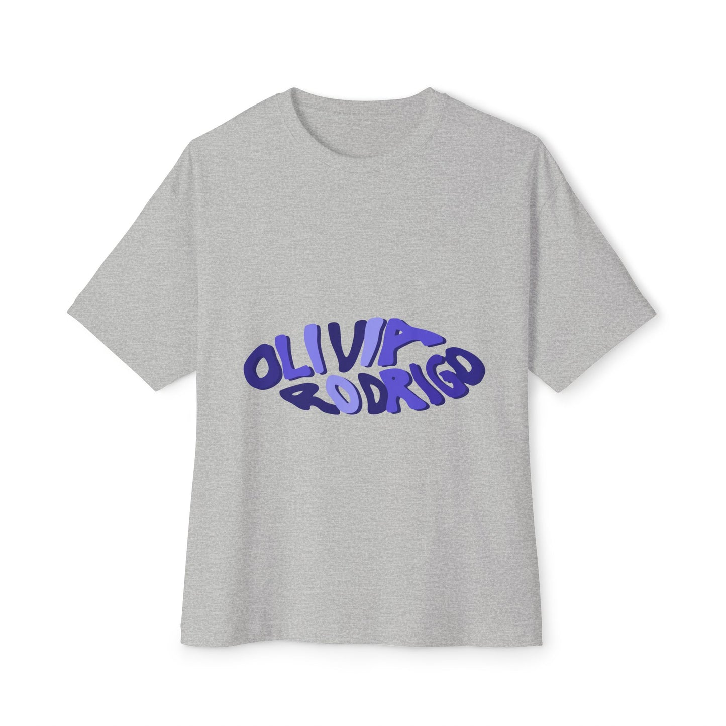 Olivia Rodrigo Wavy Text-Oversized Tee