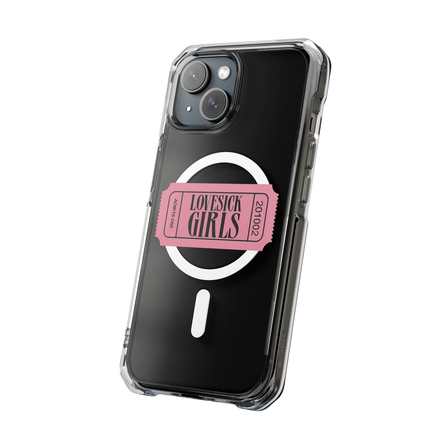 Lovesick Girls Ticket - Magnetic Clear Impact Case