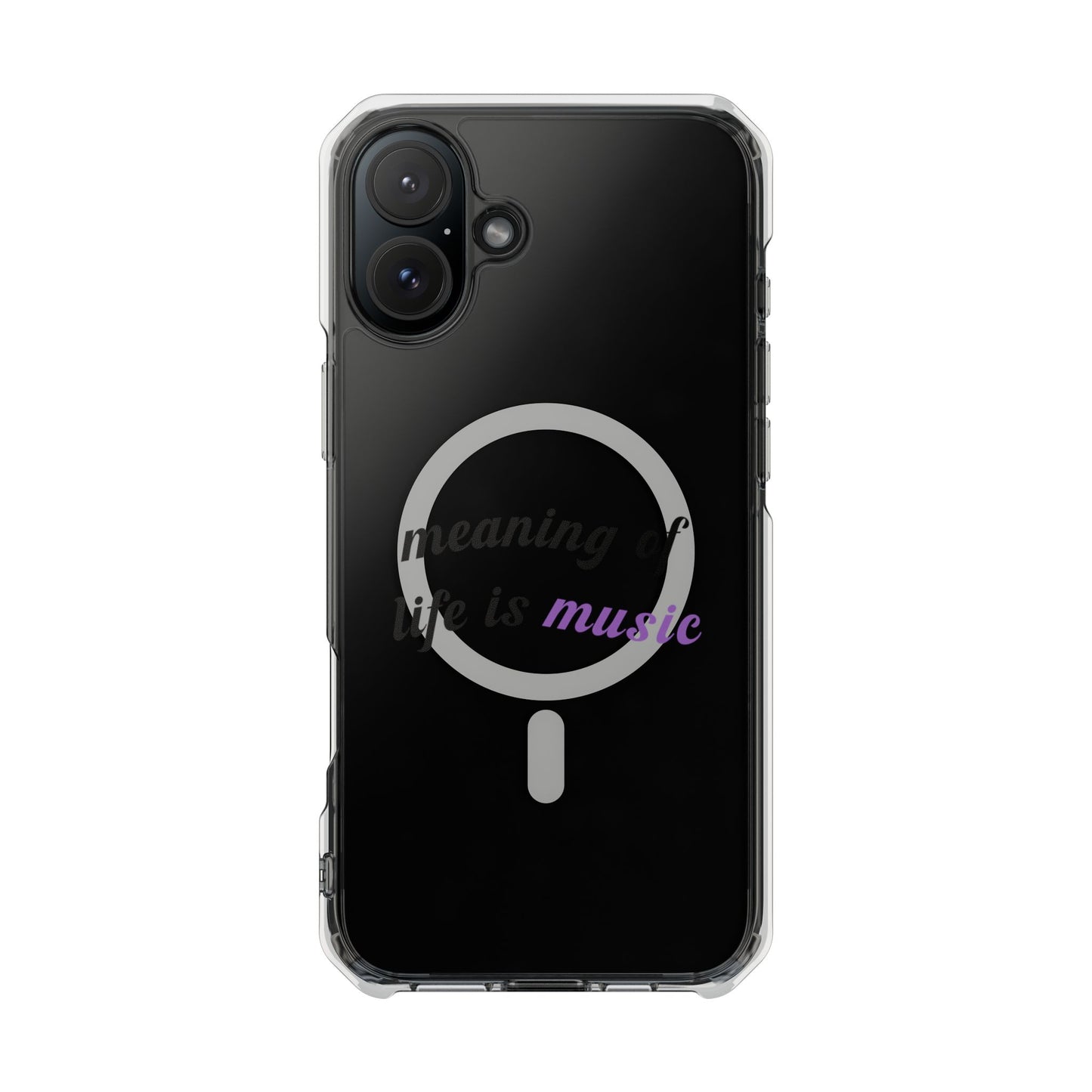 Feel the Music Vibe Magnetic clear Impact Case