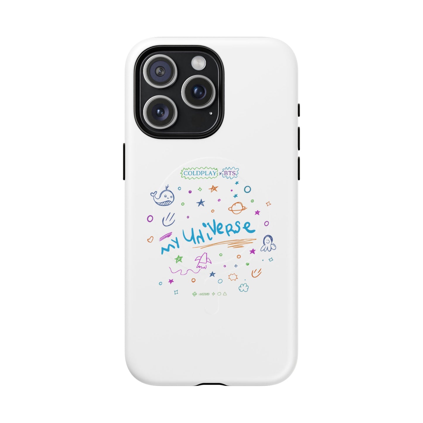 Neon Space Doodles Tough Magnetic Case