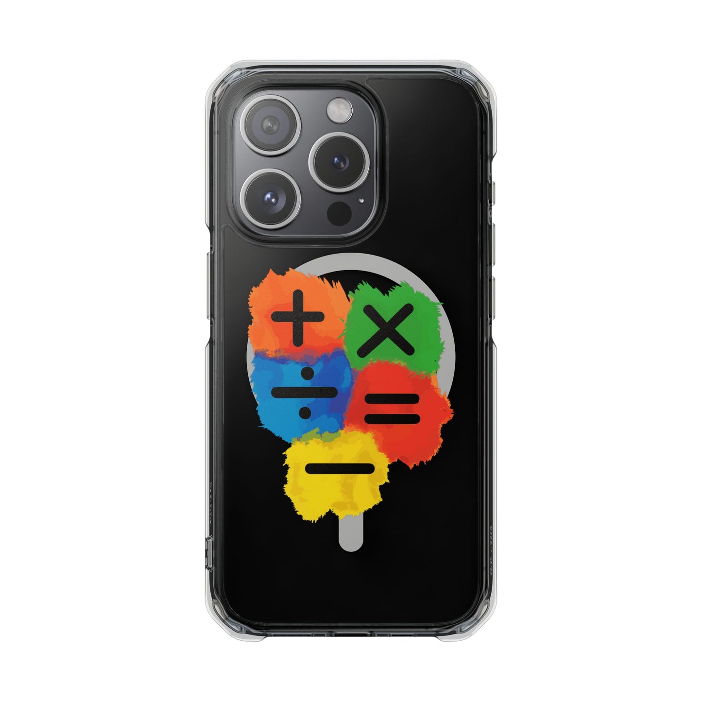 Orange Equals Symbol Magnetic Clear Impact Case
