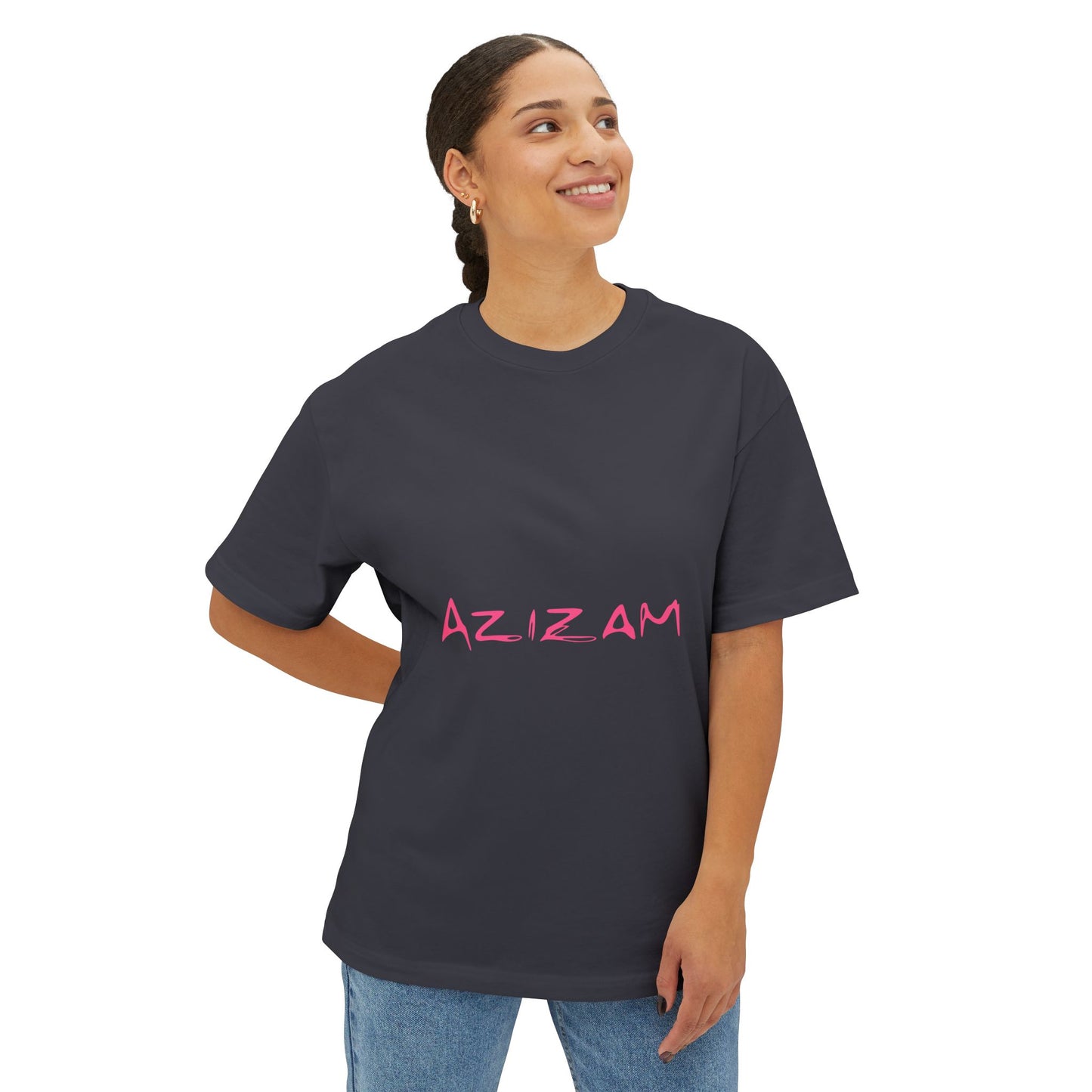 Handwritten Heart Doodle Oversized Boxy Tee
