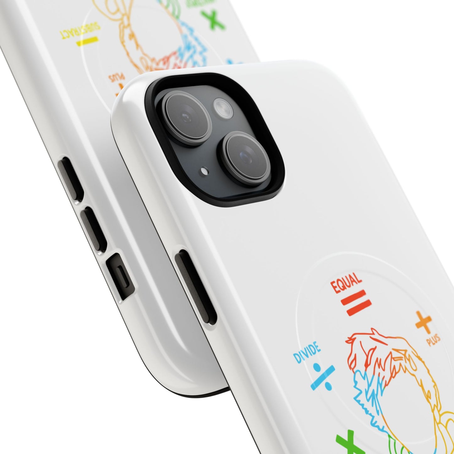 Minimalist Divide Symbol with Brush Tough Magnetic case