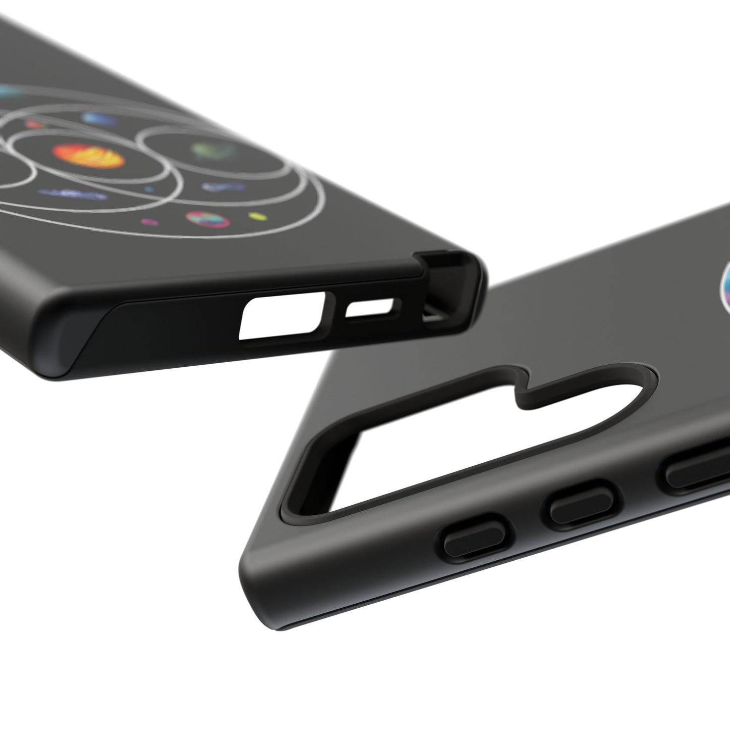 Premium Tough Case for Samsung S21 to S25 Ultra Showcasing Coldplay’s Illustration Concept
