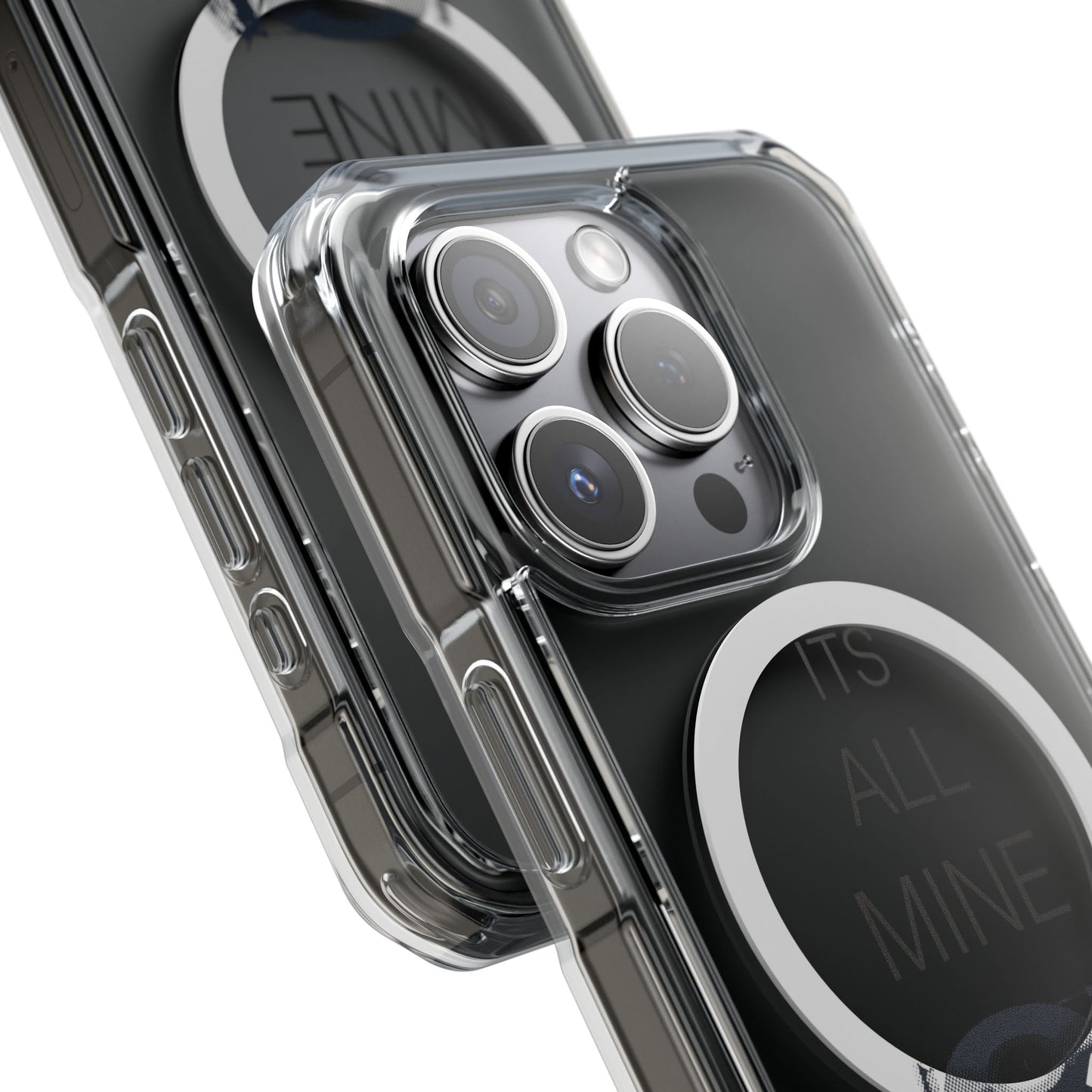 Spin It Retro Magnetic clear Impact Case