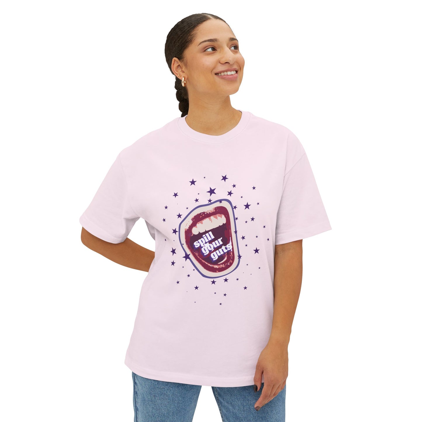 Spill Your Guts Scream-Oversized Tee