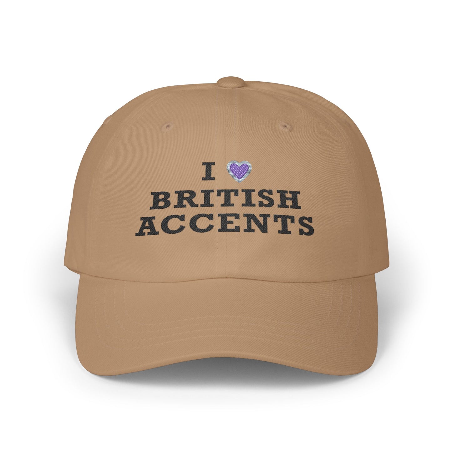 I Love British Accents Classic Dad Cap