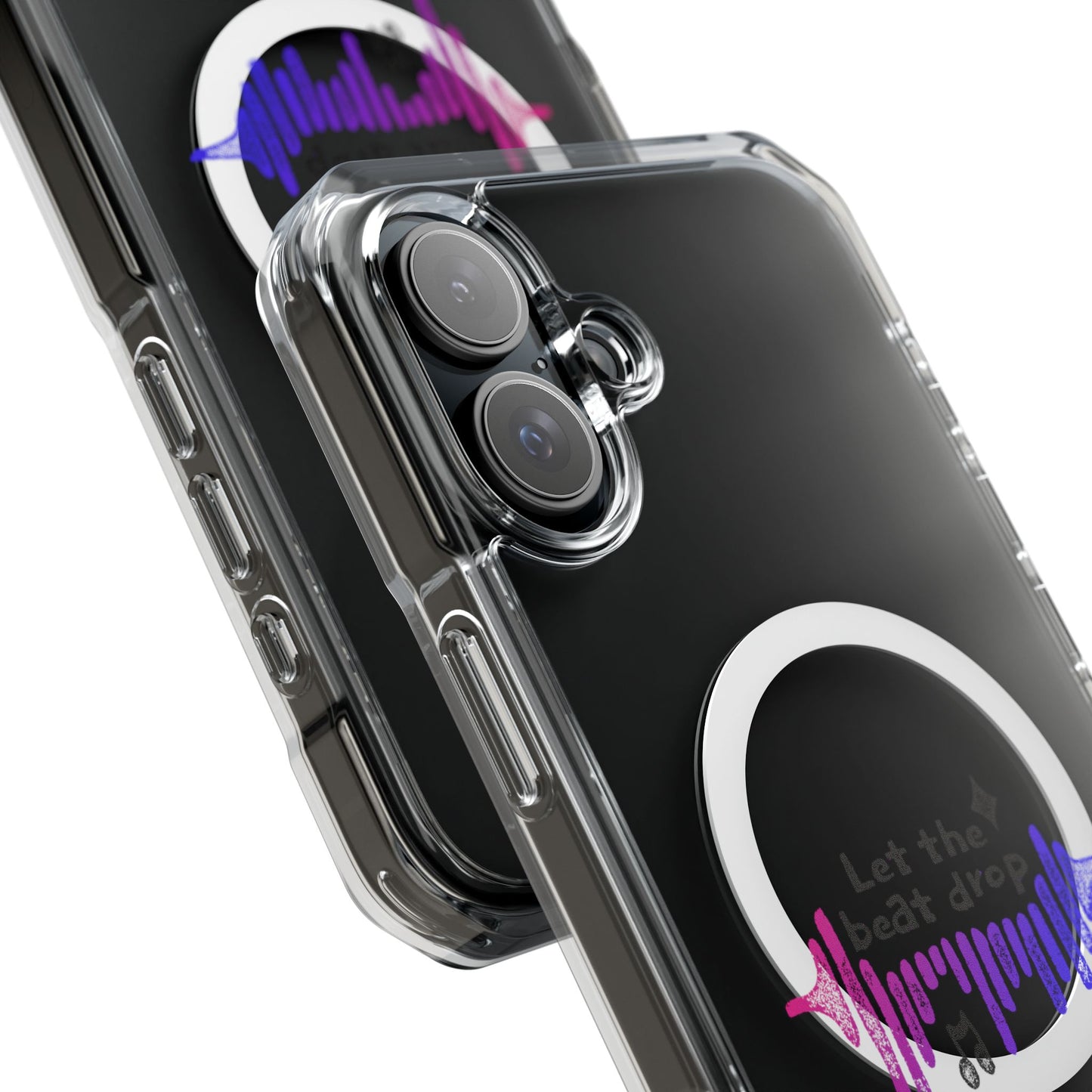 Bold Beats Visualizer Magnetic clear Impact Case