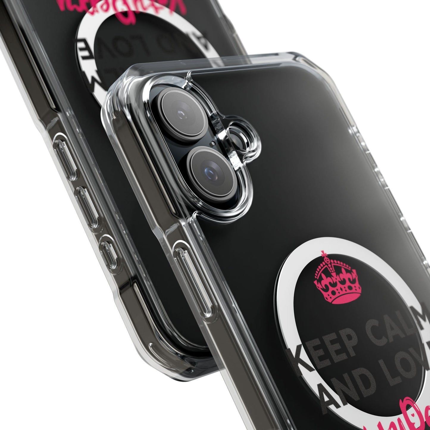 Crown over Katy Perry Signature” Magnetic Clear Impact cases