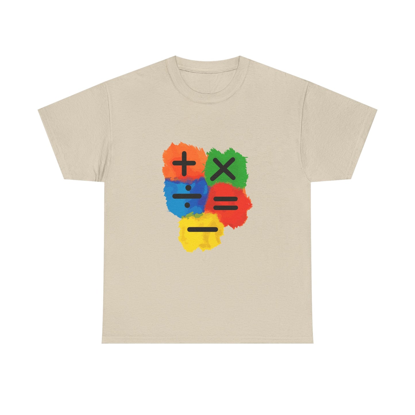 Orange Equals Symbol Unisex Heavy Cotton Tee