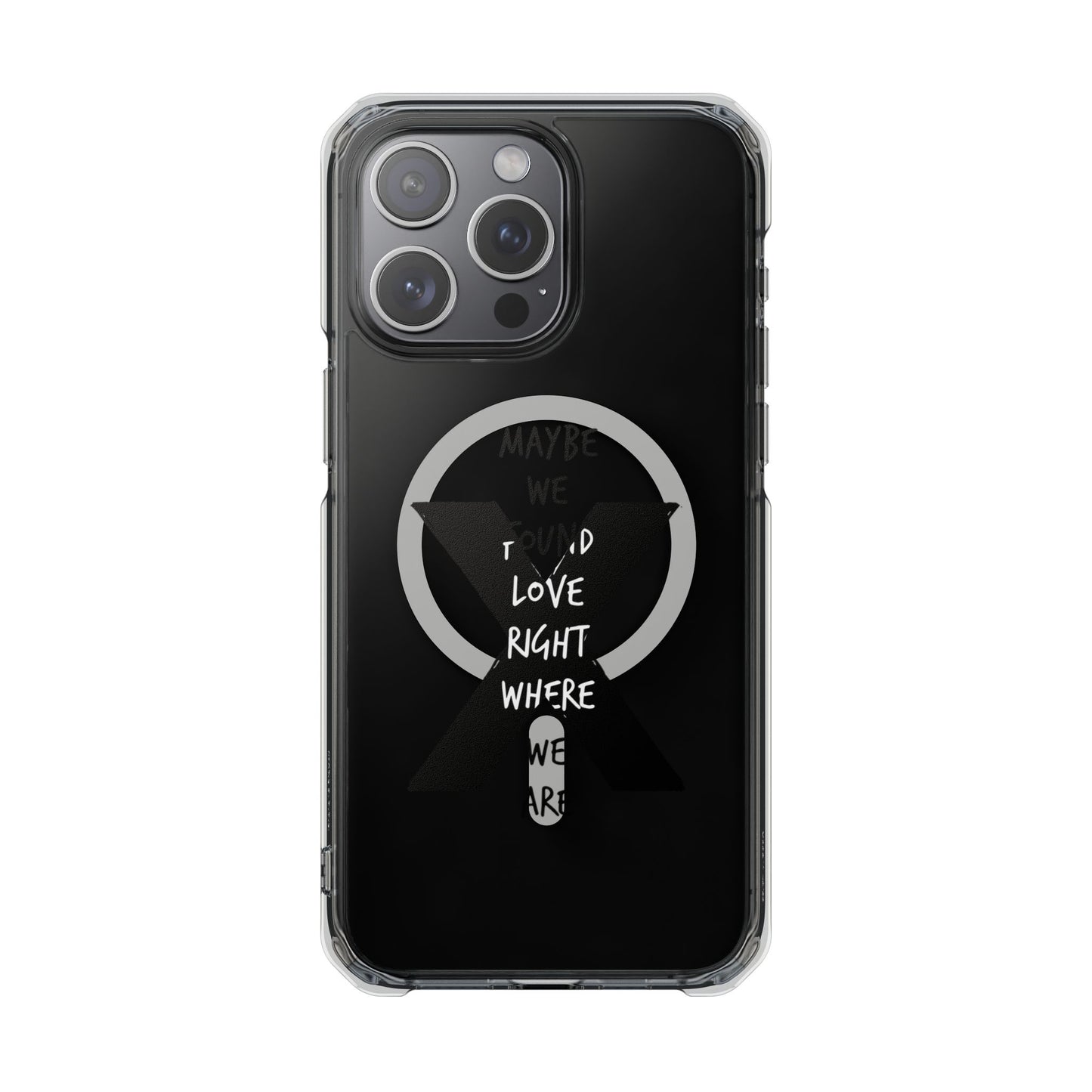Abstract Paw and Brush Stroke Magnetic Clear Impact Case