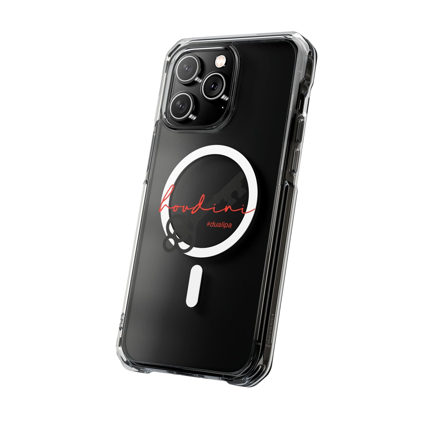 Cursive Spell “Houdini” Magnetic Clear Impact case