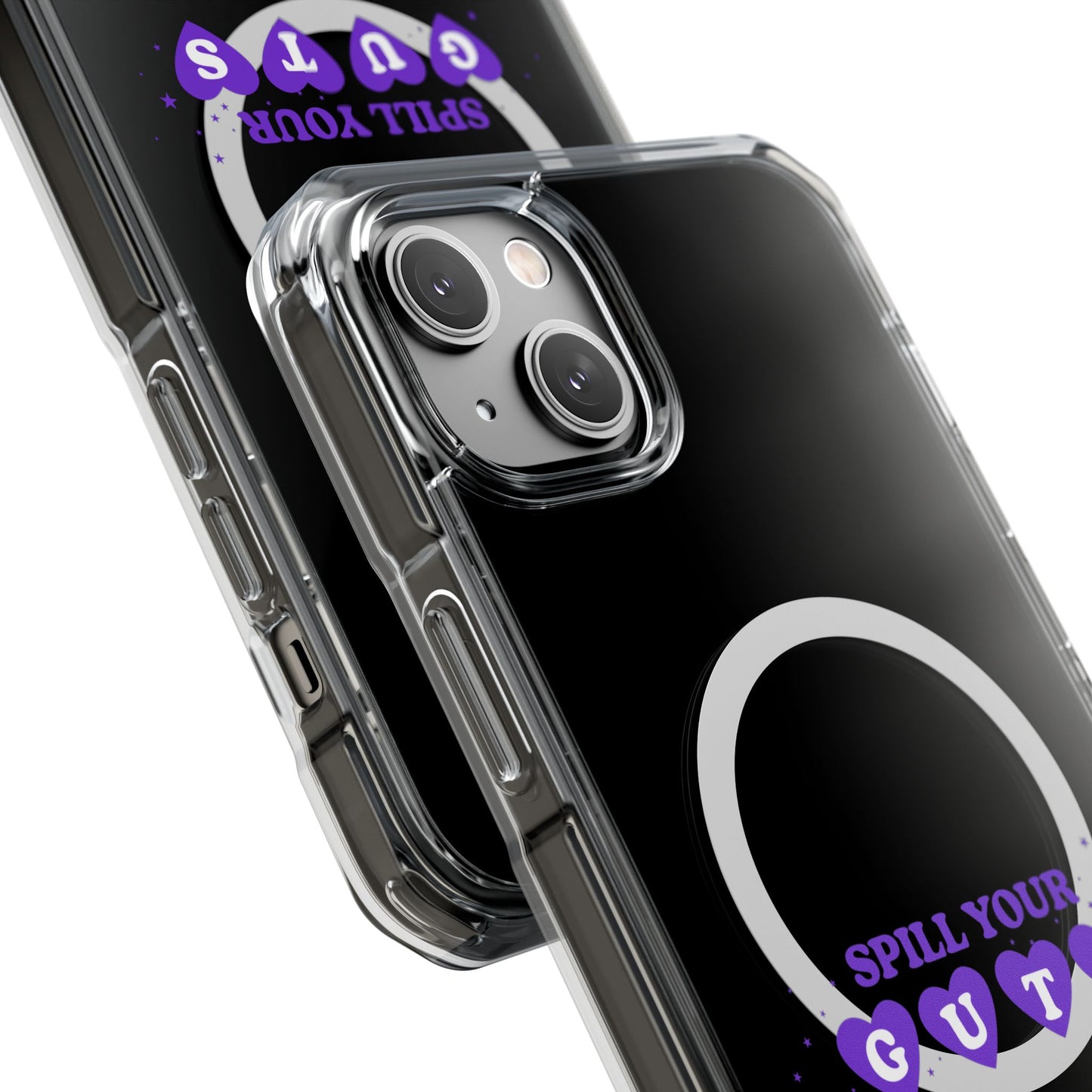 Spill Your Guts Heart Magnetic Clear Impact Case