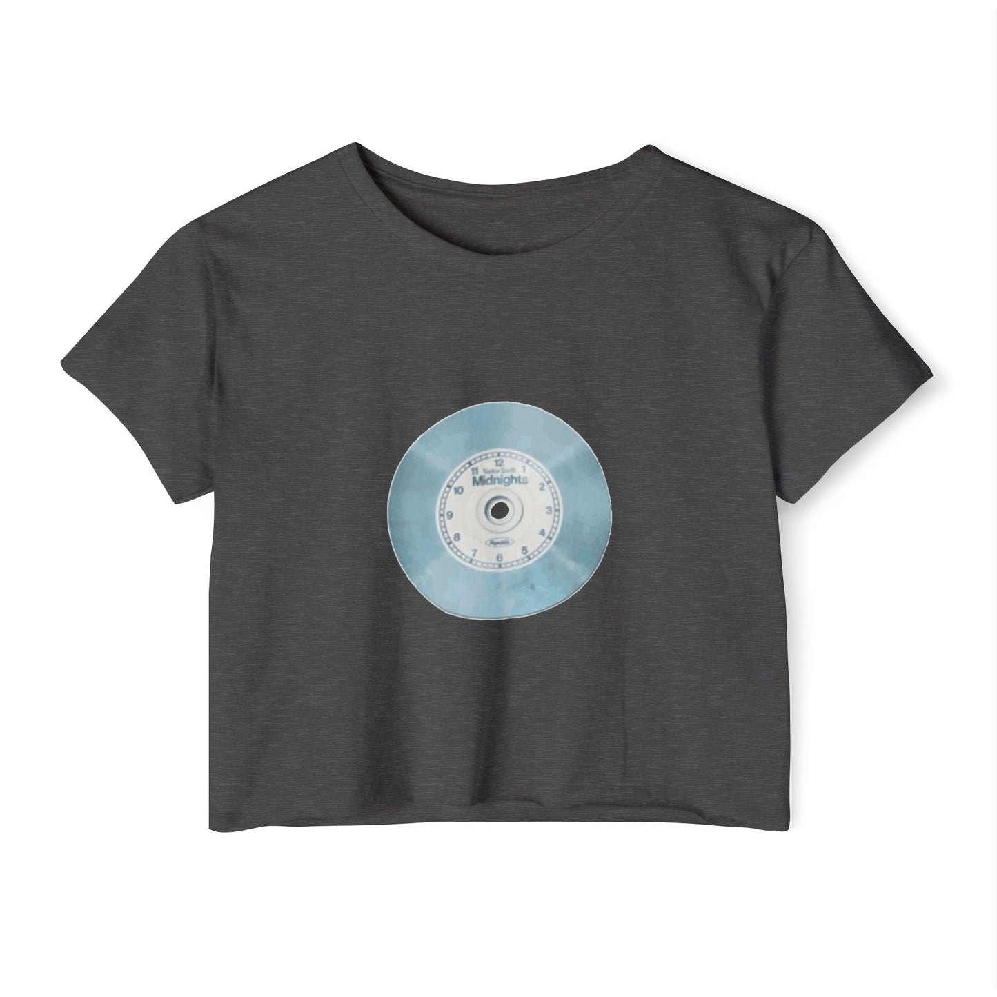 Midnight Vinyl Vibes Women's Festival Crop Top