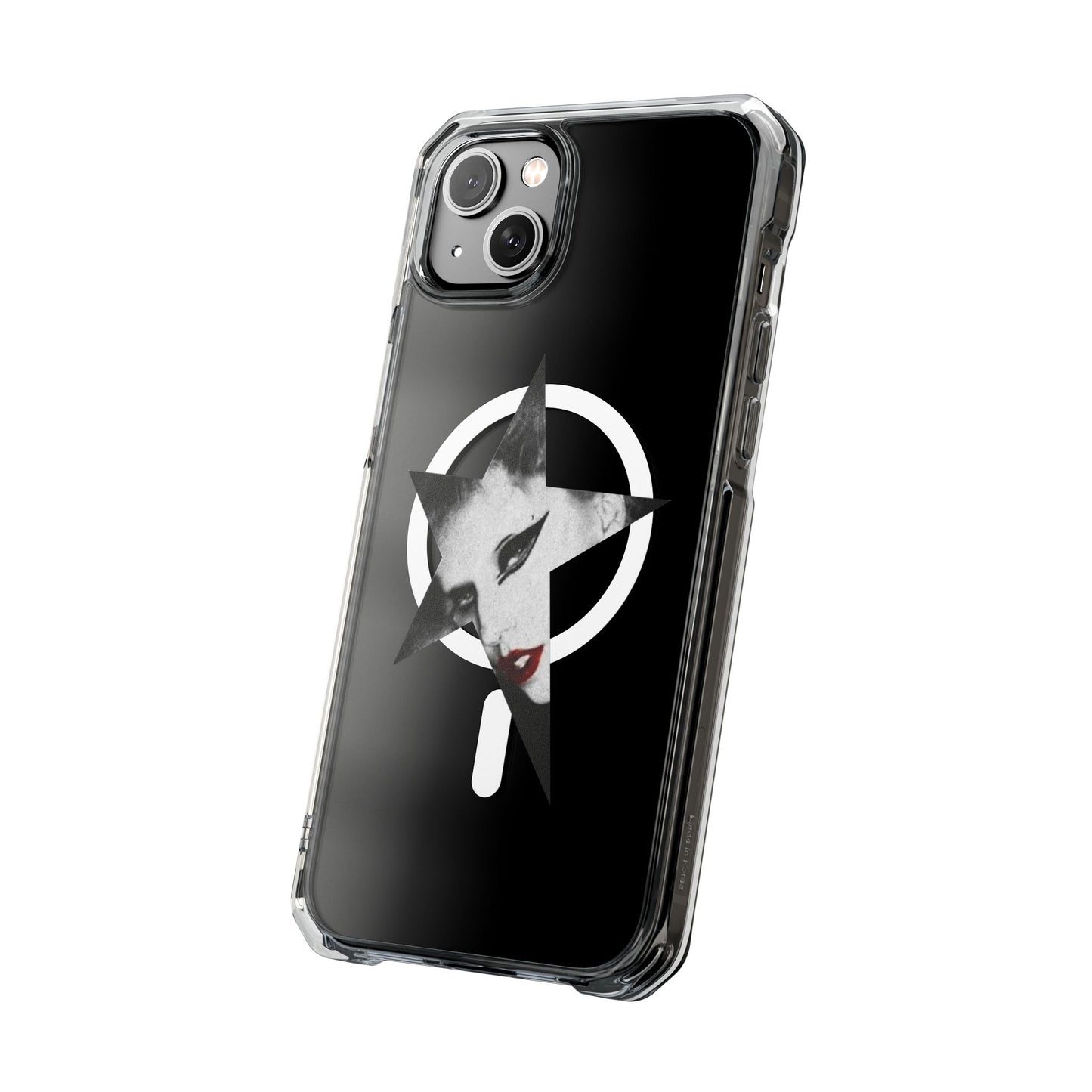 Born This Way Star Face Magnetic clear case