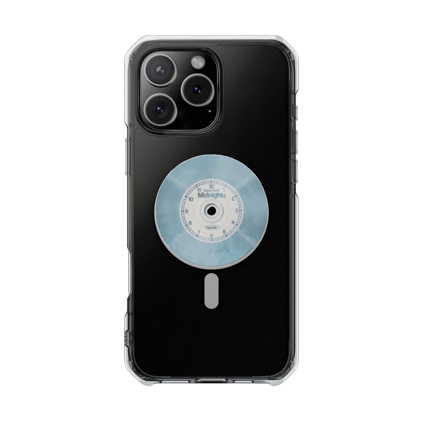Midnight Vinyl Vibes Magnetic clear Impact Case