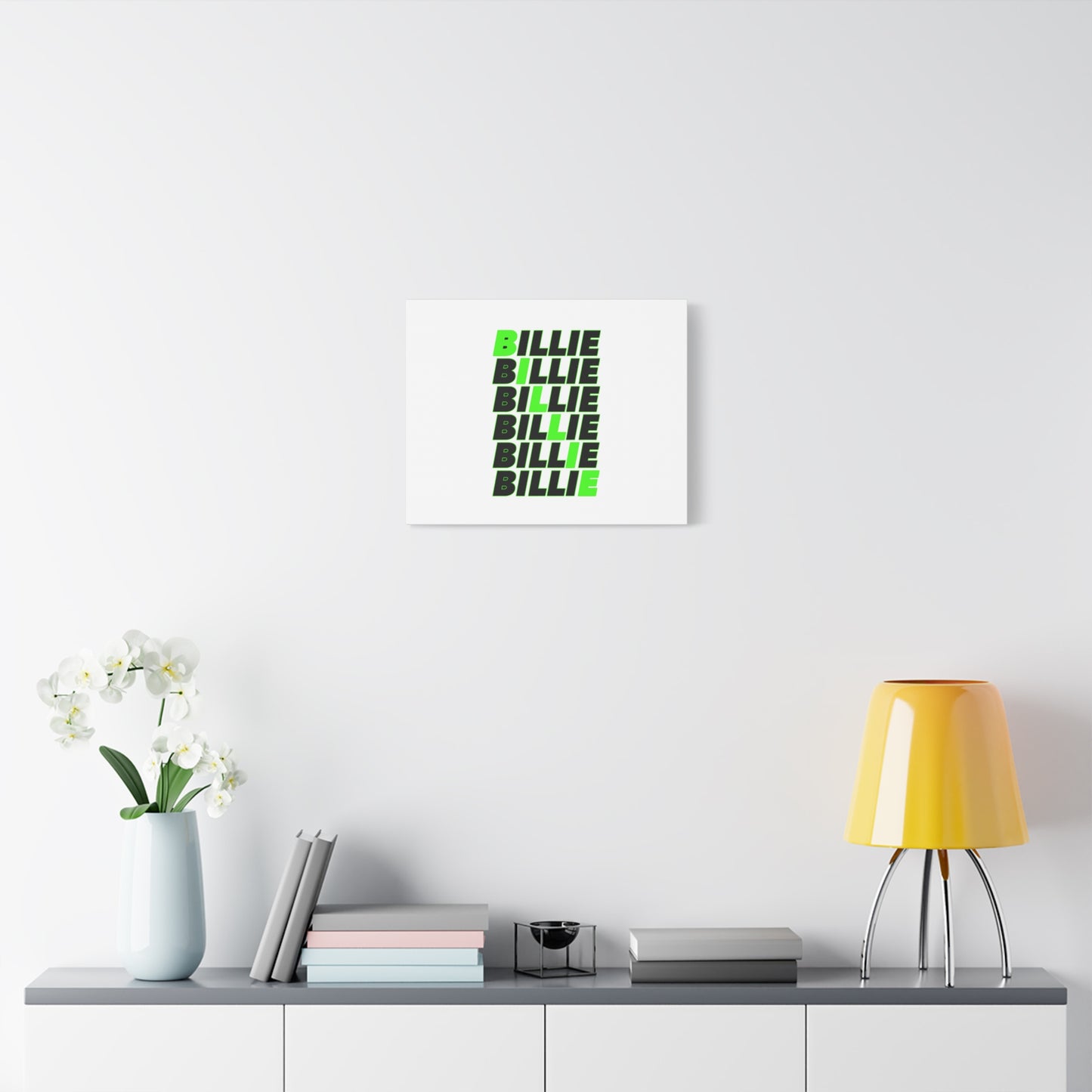 Minimal Block Statement Matte Canvas