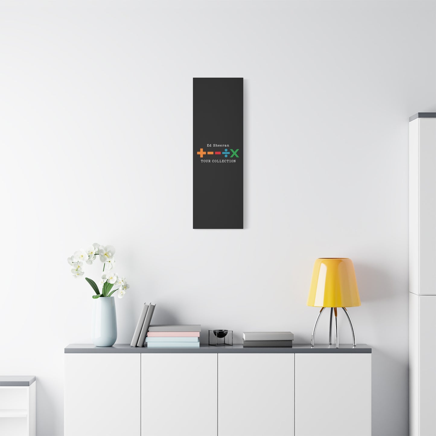 Matte Stretched Canvas, 1.25" Depth – Ed Sheeran Black Edition