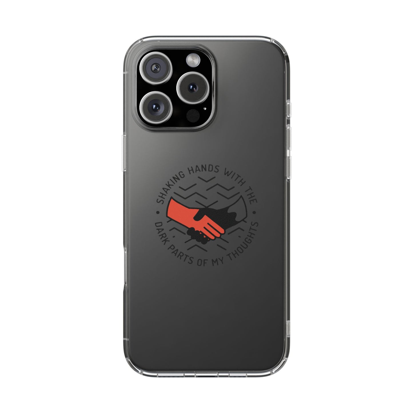 Dark Grip Clear Case