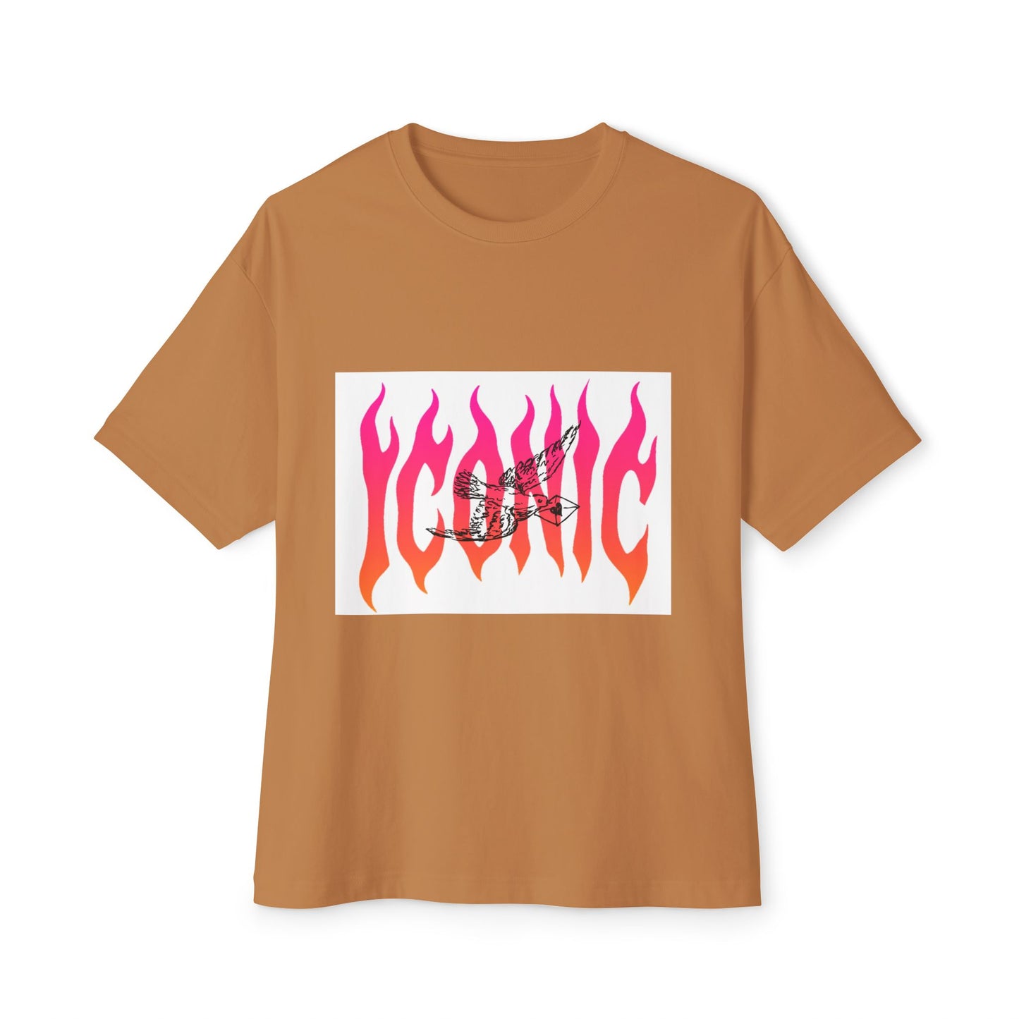 Flame Flight Iconic Unisex Oversized Boxy tee