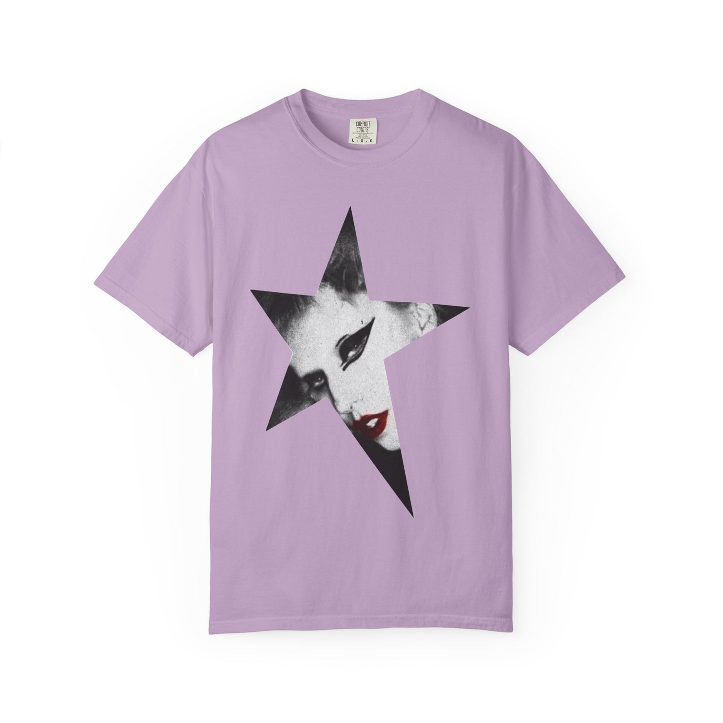 Born This Way Star Face-Unisex Dyed Tshirt