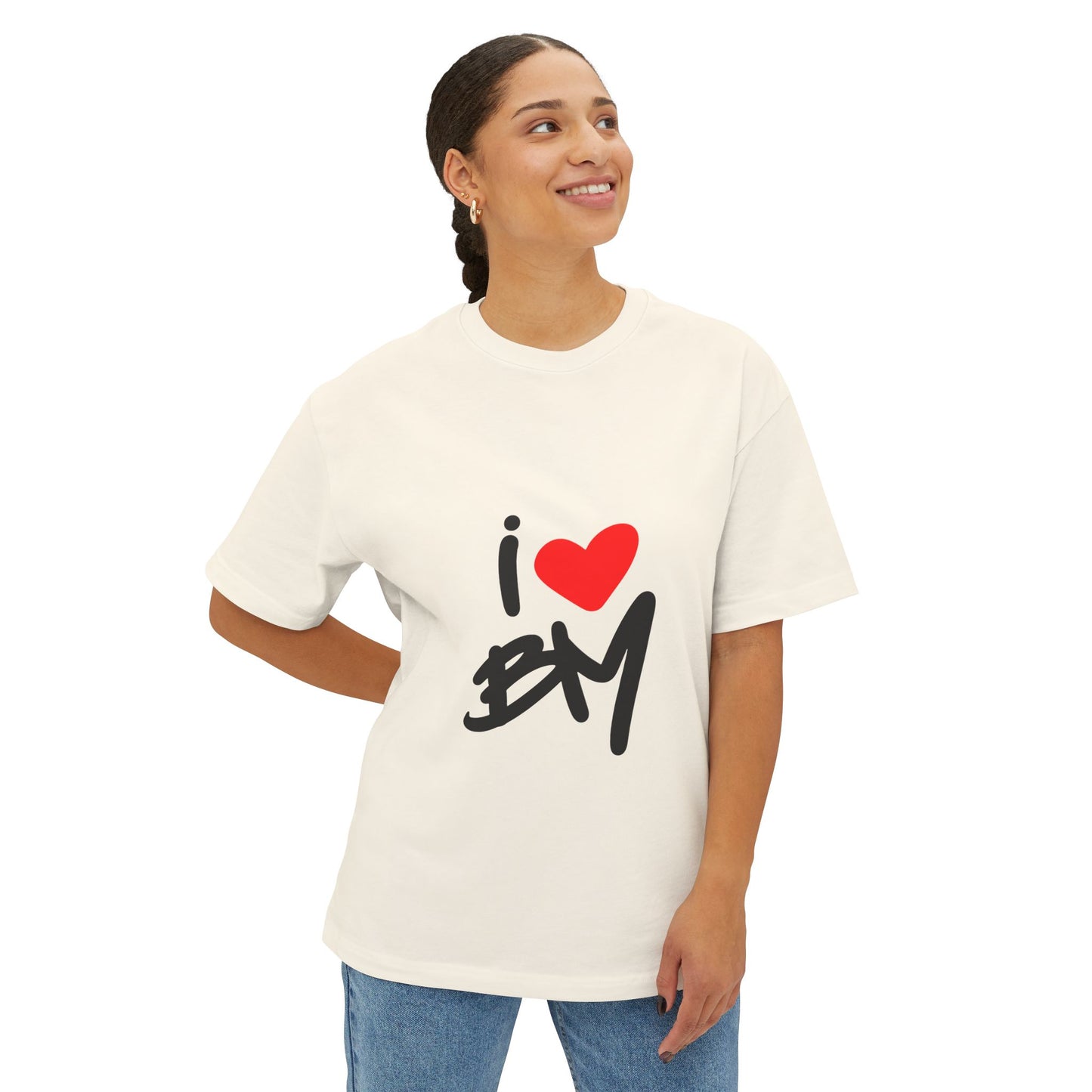 Sketch Love Groove Unisex Oversized Boxy Tee