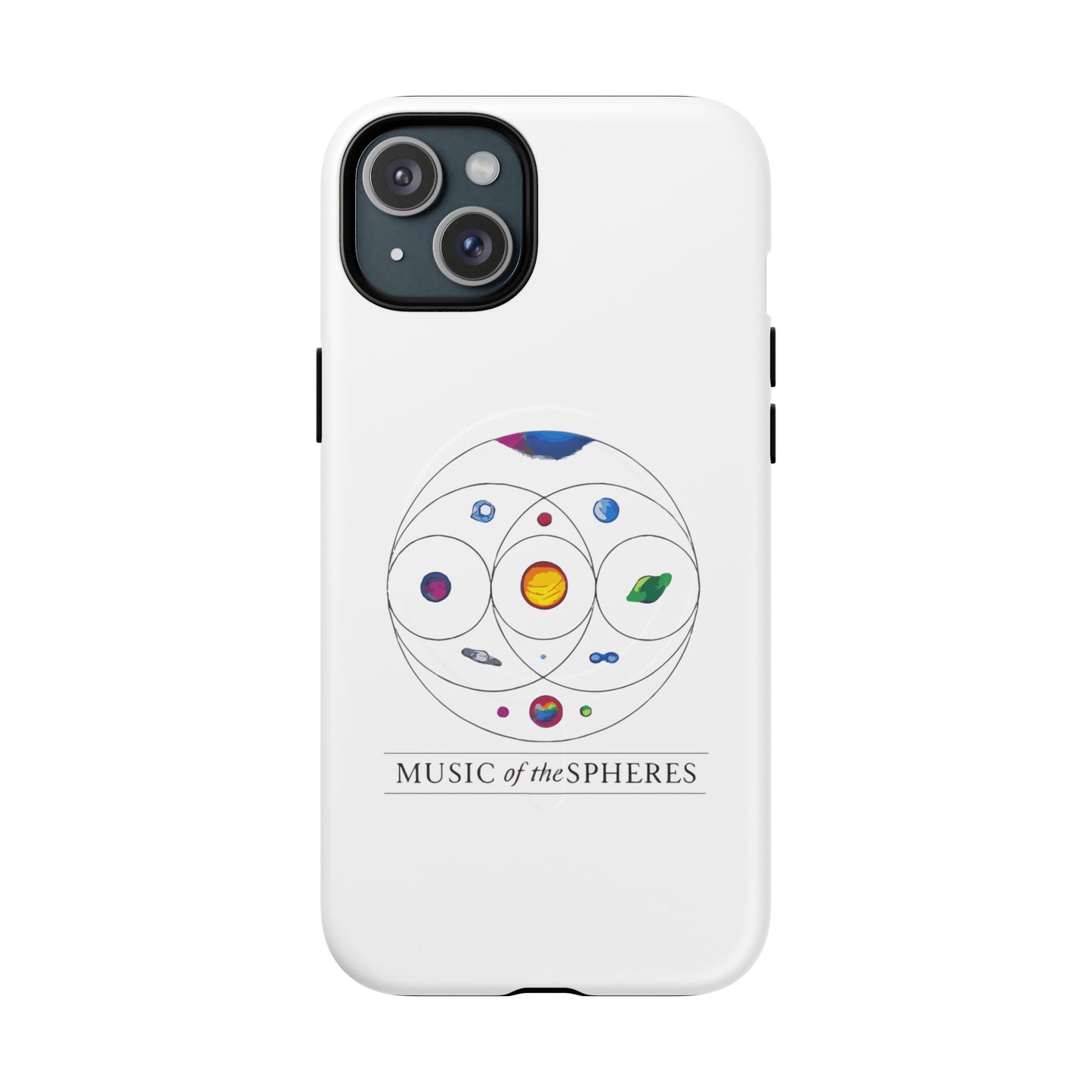 Colorful Planetary Orbit Diagram Tough Magnetic Case