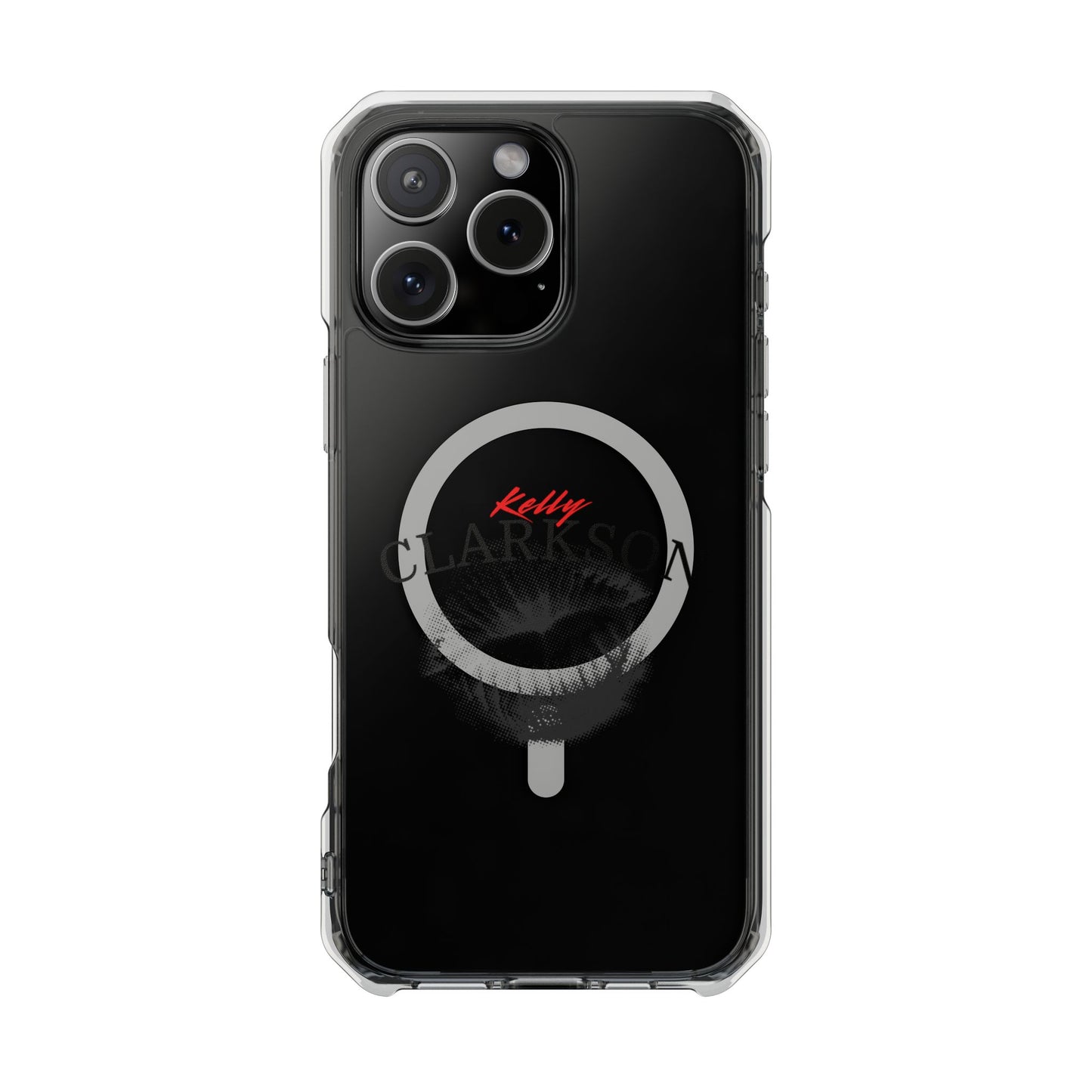 Retro Kiss Sound Magnetic clear Impact Case