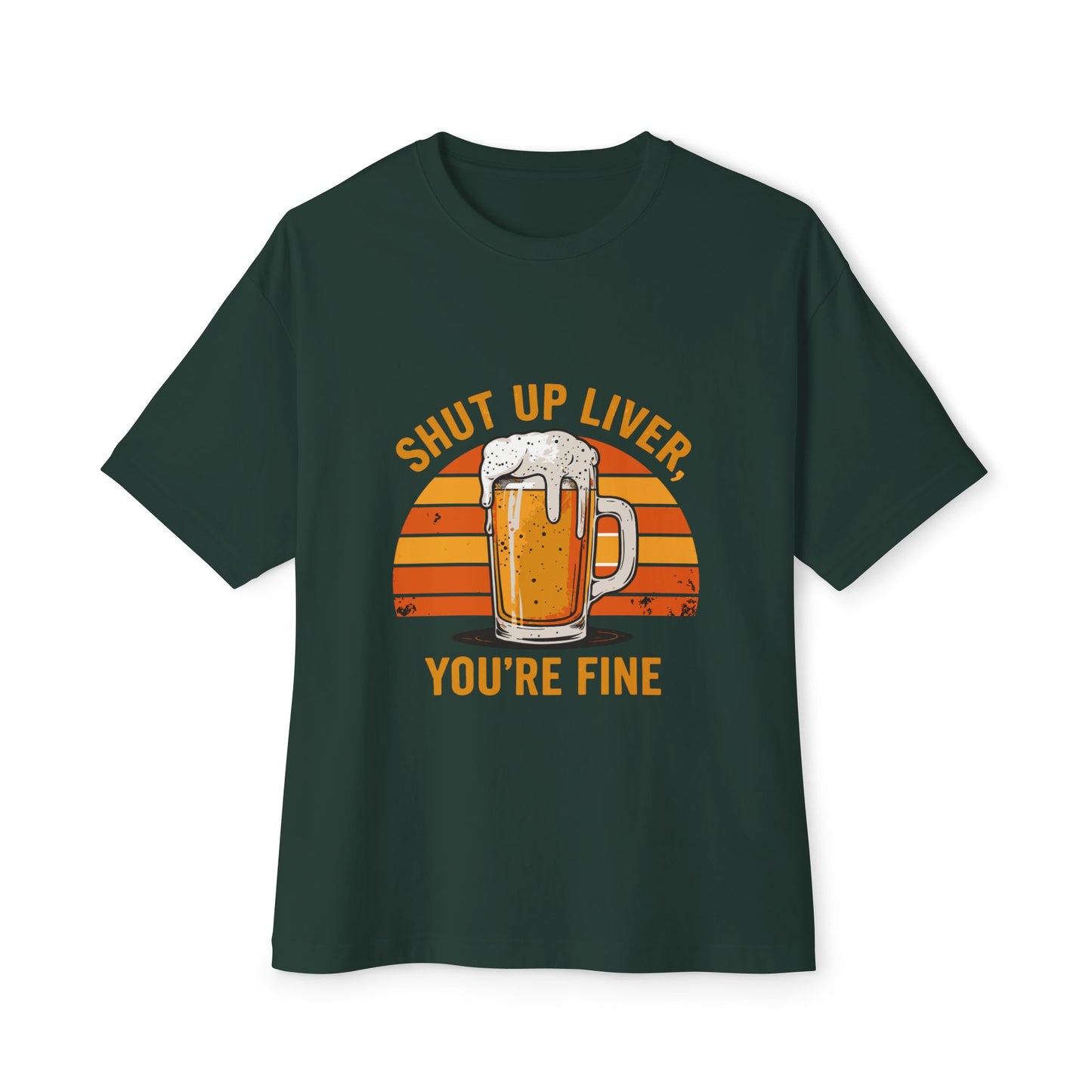 Oversized boxy Tee – Snazzy You're fine Edition