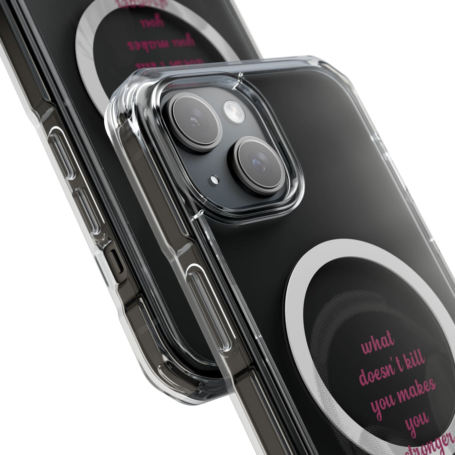 Stronger Soundwaves Magnetic clear Impact Case