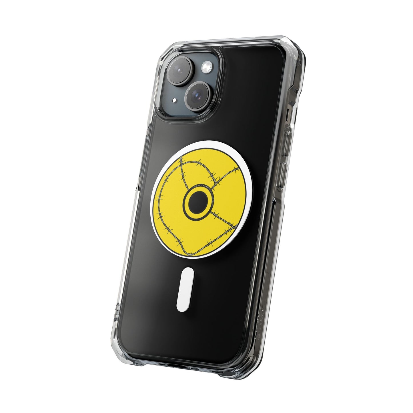 Minimalist Black Disc Outline Magnetic Impact Case