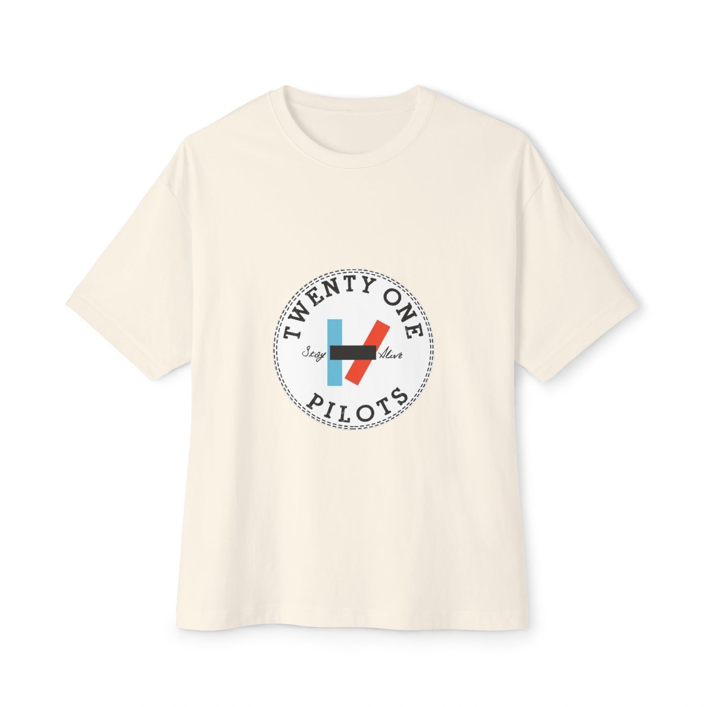 Trident Glow Unisex Oversized Boxy Tee
