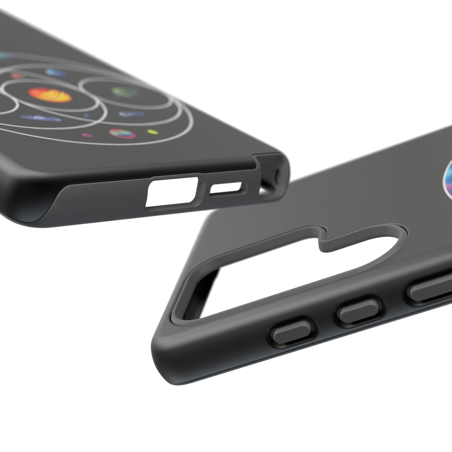 Premium Tough Case for Samsung S21 to S25 Ultra Showcasing Coldplay’s Illustration Concept