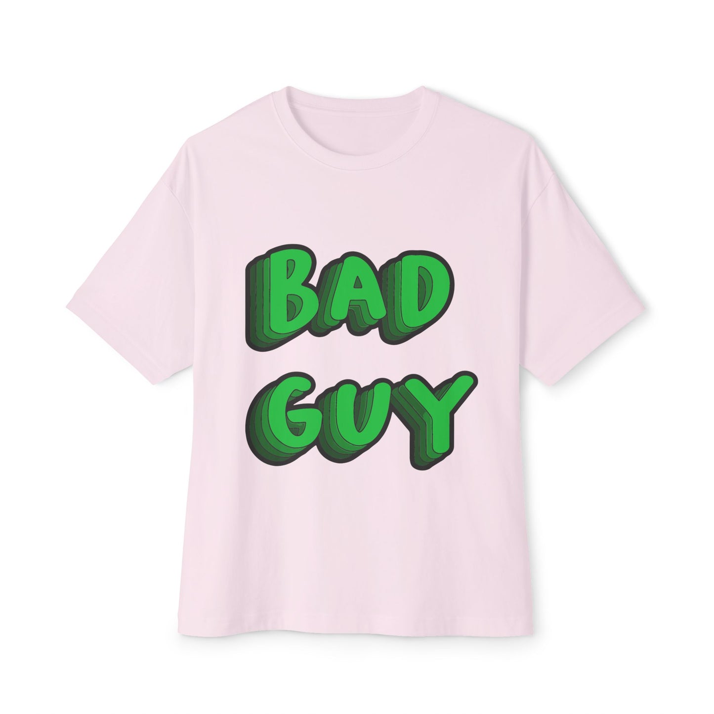 Bold 3D Bad Mood Unisex Oversized Tee