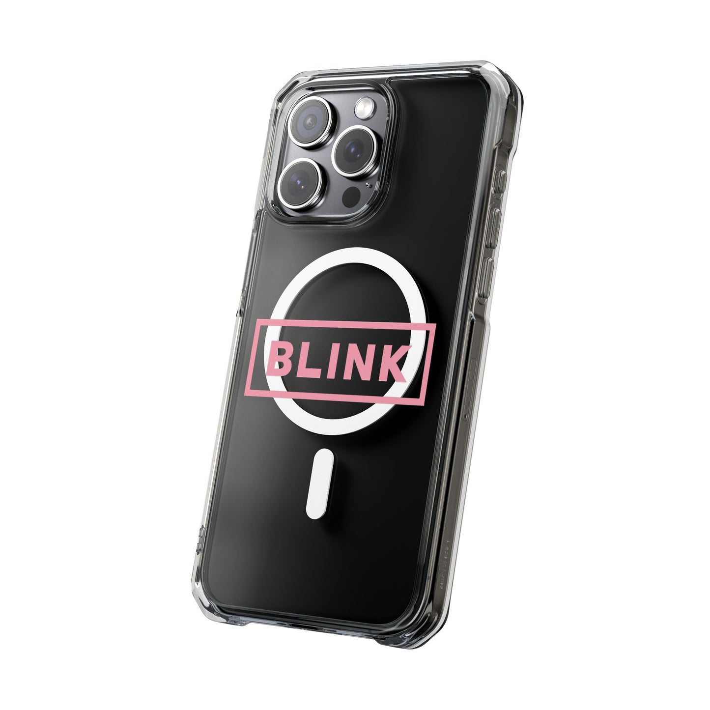 Minimal BLINK Logo - Magnetic Clear Impact Case