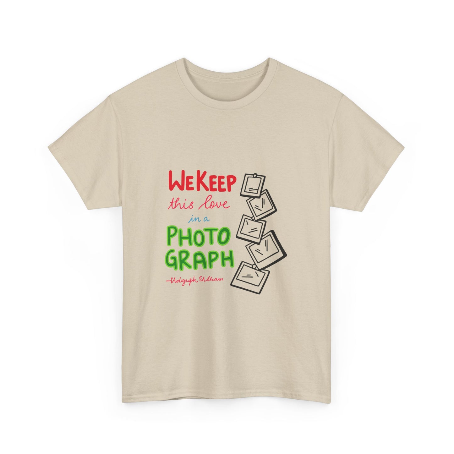 White Paw Print Unisex Heavy Cotton Tee