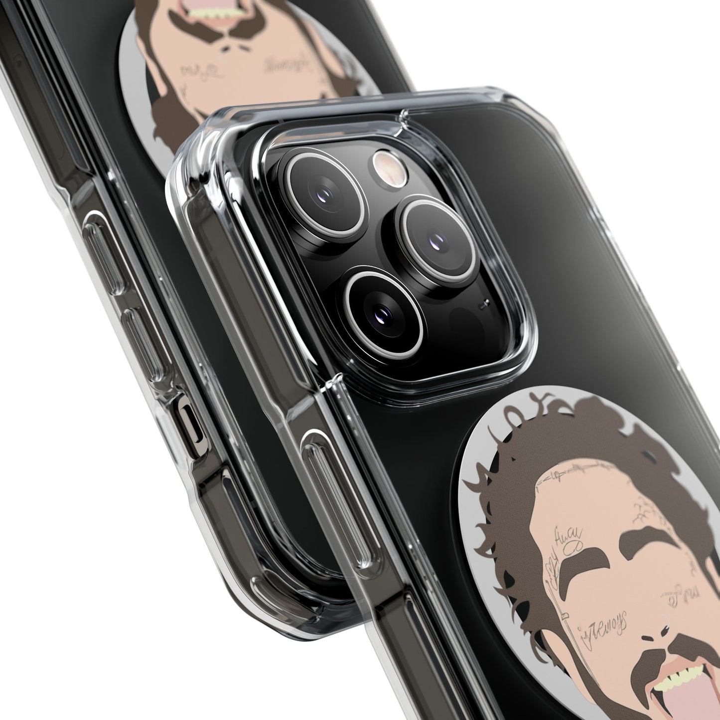 Minimalist Tongue Out Cartoon Face Magnetic Impact Case