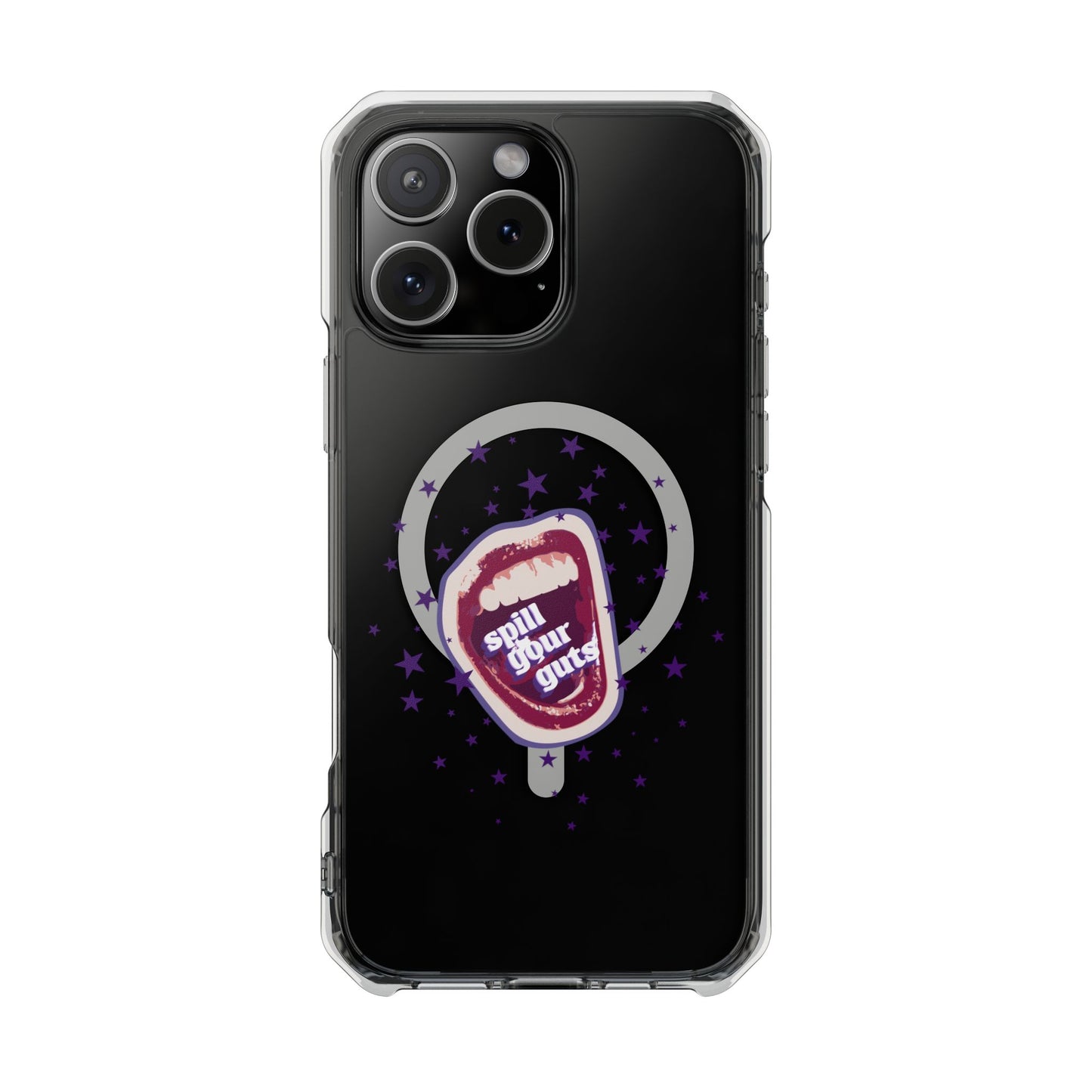 Spill Your Guts Scream Magnetic Clear Impact Case