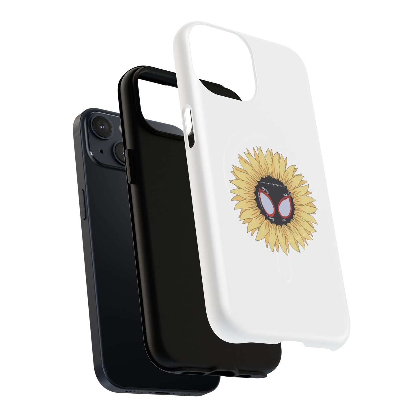 Sunflower Mask Illustration Tough Magnetic Case